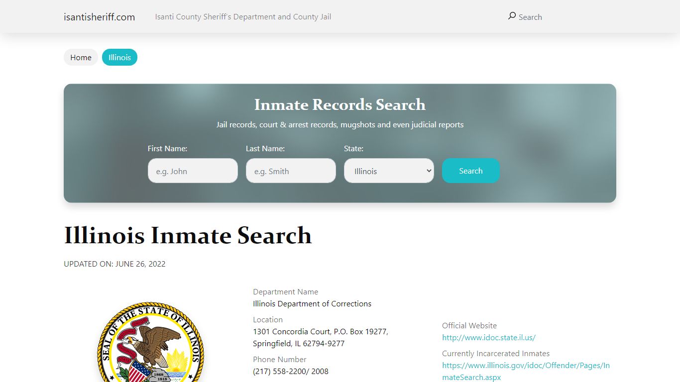 Kankakee Jail Inmate Search and Prison Information